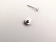 Boucles d'oreilles puce boucle d'oreille VANRYCKE valentine diamant 0.11 ct or blanc 18k 58 Facettes 266429