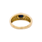 Bague 52 Bague vintage or jaune, diamants, saphir. 58 Facettes 34389