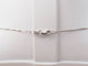 Collier Collier en or blanc et 4 coeurs 58 Facettes 26383