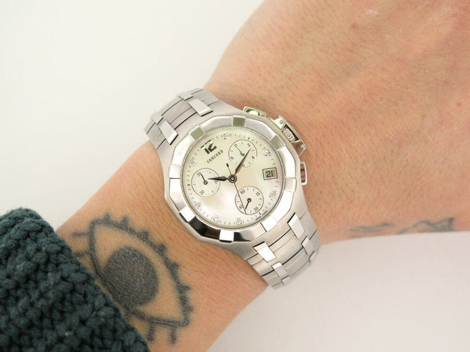 Montre montre CONCORD saratoga chronographe lady 14.h1.1881 quartz 33m 58 Facettes 265765