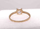 Bague 60 Bague en or, Oxydes de Zirconium 58 Facettes 13052
