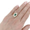 Bague 52 Bague "Jupe", or jaune, diamants, émeraude. 58 Facettes 35221