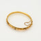 Bracelet Bracelet jonc or jaune saphir diamant 58 Facettes LP707