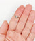 Bague 53 Bague solitaire Art Déco or blanc et platine, diamant taille ancienne 58 Facettes A05635