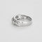 Bague 54 Bague jarretière or gris et diamants 58 Facettes EB3