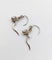 Boucles d'oreilles Dormeuses Art Déco or blanc, diamants taille brillants 58 Facettes A05861
