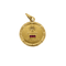 Pendentif AUGIS - Médaille sentimentale en or jaune 58 Facettes MON0793