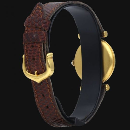 Montre Cartier Montre Must De Cartier Vermeil 58 Facettes MT41235
