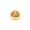 bague 50 Bague boule en or jaune avec diamant et péridots 58 Facettes B849