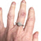Bague 57 Bague contemporaine du XXe siècle en or 18 carats avec diamants 58 Facettes Q971A