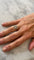 Bague vintage, diamants, or gris