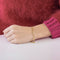 Bracelet Gourmette Maille Alternée 1+1 58 Facettes LP175/1
