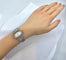 Montre Montre de dame en or blanc 18 carats en diamants ronds et baguettes. Signée PAILLARD PARIS 58 Facettes AB208
