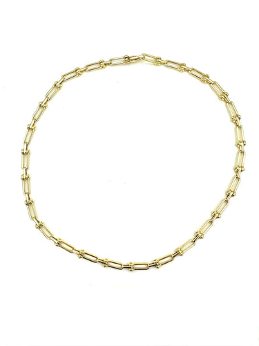 Collier FRED. Collier vintage or jaune 18K 58 Facettes