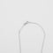 Collier Collier or blanc La Brune et la Blonde diamant 58 Facettes 330794