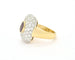 Bague Bague en or jaune avec un rubis de 1,35 ct et des diamants tout autour 58 Facettes 12501