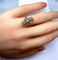 Bague 51 Bague en or 18 carats et diamants, vers 1900 58 Facettes AB178