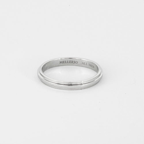 Bague 55 MELLERIO - Alliance préférence - platine 58 Facettes J1PT290-0055