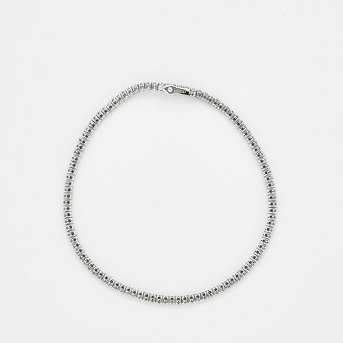 Bracelet Bracelet Tennis ligne diamants or gris 58 Facettes GU29