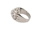 Bague 50 vintage bague style art deco 5 diamants 0.95 ct t50 en or blanc 18k 10.3gr 58 Facettes 269294