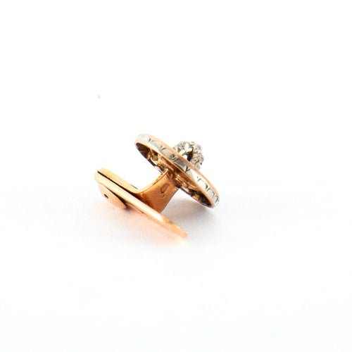 Boutons de manchette Parure d Habit Diamants Or et Platine 58 Facettes