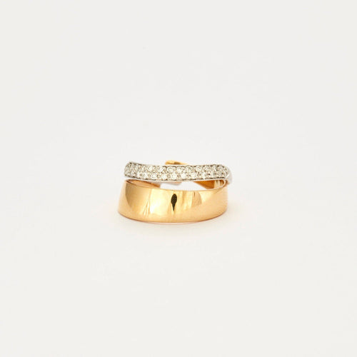 Bague 54 Double bague diamants 58 Facettes 2540