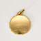 Pendentif AUGIS - Médaille d'Amour - or jaune, et rubis de synthèse 58 Facettes ENG105183