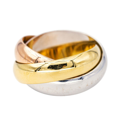 Bague 54 Cartier  Bague  Trinity Or jaune, Or blanc, Or rose 58 Facettes 4434644RV