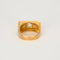 Bague 58.5 Bague Tank or blanc et jaune et diamant 58 Facettes 250018