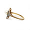 Bague 54 Bague - Or, Diamants, Saphirs & Perle 58 Facettes 250022SP