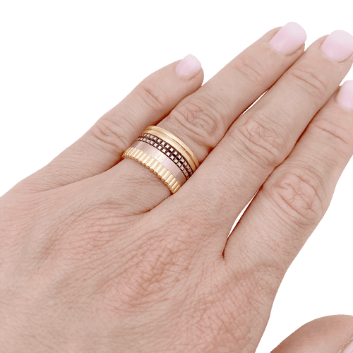 Bague 52 Bague Boucheron "Quatre Classique Large" trois ors. 58 Facettes 34414