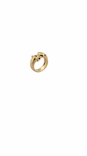 Bague Cartier - Bague Panthère or jaune émeraudes et onyx 58 Facettes