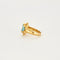 Bague 54 Bague aigue-marine 58 Facettes LP635