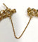 bracelet vintage massif maille gourmette or jaune