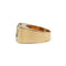 Bague 52 Bague Tank - Or bi-colore, Aigue-Marine et Diamants 58 Facettes 250313R