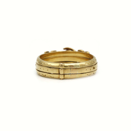 Bague Bague or diamants rubis 58 Facettes 240218R