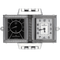 Montre Montre Jaeger LeCoultre Reverso Duetto 58 Facettes MT42853