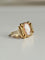 Bague 54.5 Bague en or jaune 18k ornée d'un camée 58 Facettes