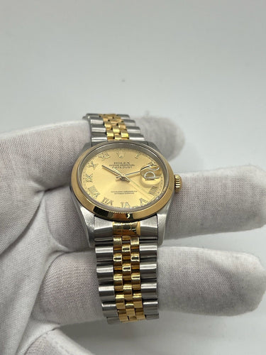 Montre Rolex Datejust 36 Jubilee 2003 58 Facettes