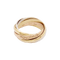 Bague 53 Bague Cartier, "Must de Cartier 5 anneaux", 3 ors. 58 Facettes 34533