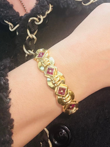 Bracelet Bracelet rigide en or jaune 58 Facettes 258966