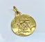 Pendentif Médaille du Christ en or jaune 18 carats 58 Facettes AB489