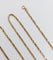 Collier Chaîne - Chaîne gourmette vintage en or 18k 44 cm 58 Facettes A06575