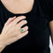 Bague 49 Bague or jaune, diamant et émeraude Zambienne 58 Facettes CGL 32007