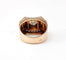 Bague 54 Bague Tank diamants en or rose et platine 58 Facettes Bag.Tank.Dt-1323