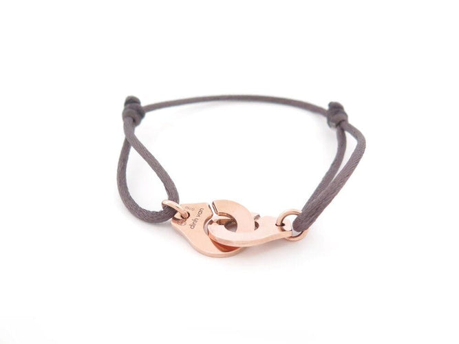 Bracelet bracelet DINH VAN cordon menottes r12 14-26 or rose 18k 58 Facettes 266272