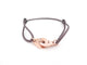 Bracelet bracelet DINH VAN cordon menottes r12 14-26 or rose 18k 58 Facettes 266272