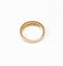 Bague 55 Demi alliance or jaune diamants 58 Facettes Al.Dem.rail.1388