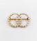 Broche Broche antique or jaune cercles infini et perles 58 Facettes A05616