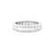 Bague 53 Alliance tour complet, platine, diamants. 58 Facettes 34605